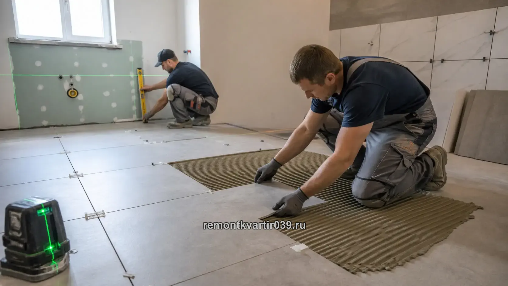 Укладка плитки